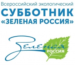 Субботник в рамках акции "Зеленая Россия"
